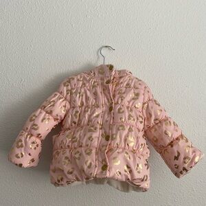 Carter's Pink and Gold Puffer Jacket for Kids